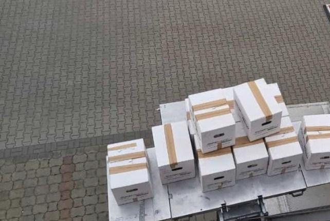 Behördenumzug in Scheibenberg mit einem Möbellift